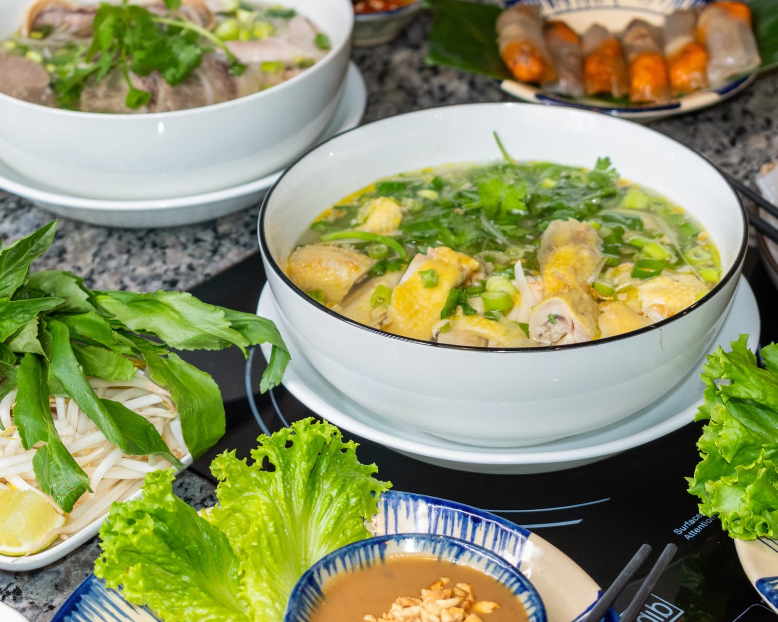 A signature Gạo dish plated for serving