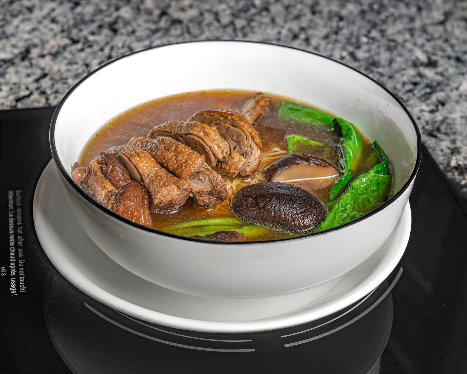 Duck noodle soup